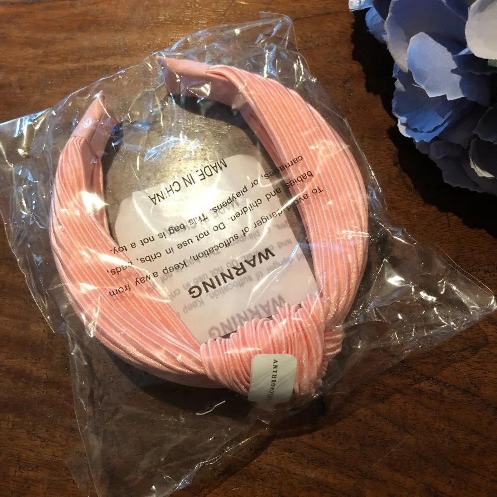 🌷 NEW Anthropologie Pink Peach Pia Knotted Headband